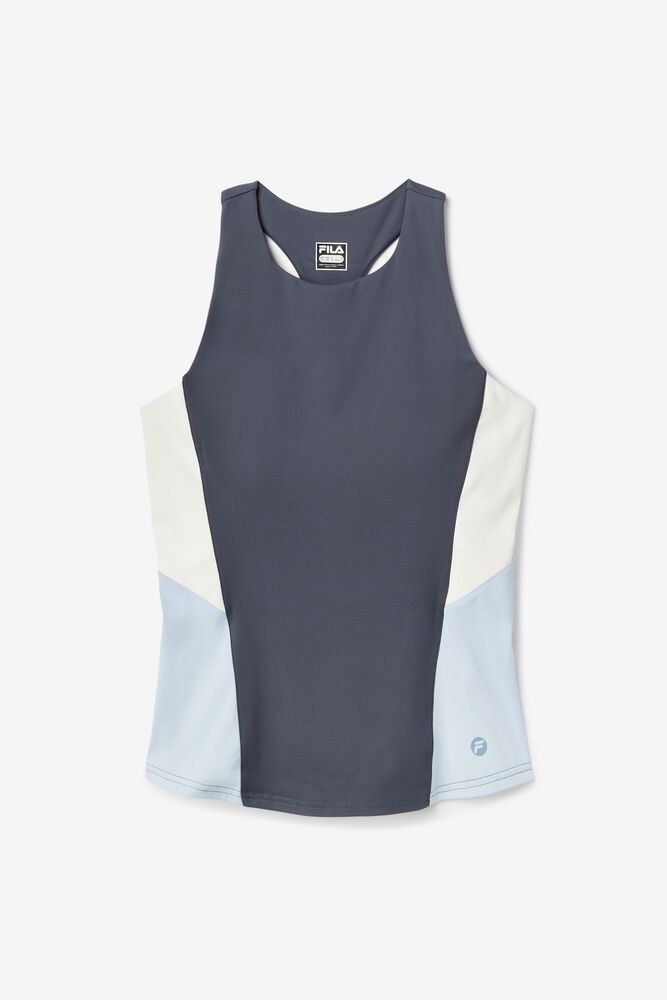 Fila Singlet Dame Blå Practice Hard 215687-XHA